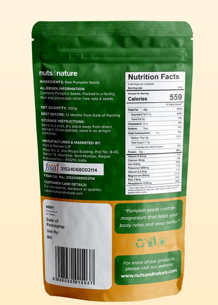 Premium Raw Pumpkin seeds