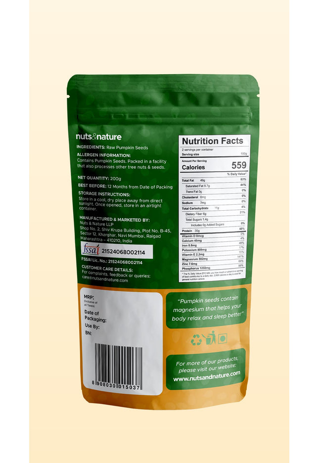 Premium Raw Pumpkin seeds