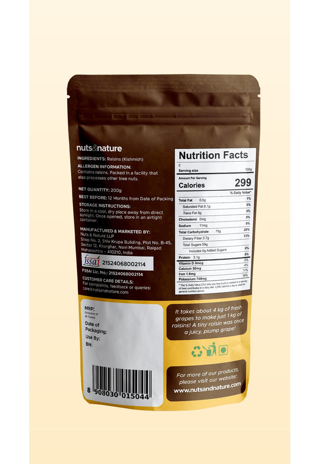 Premium Raisins (Kishmish)